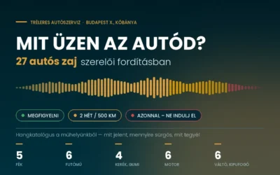 Mit üzen az autód? 27 zaj szerelői fordításban — hangkatalógus a kőbányai műhelyünkből!